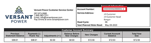Account Number
